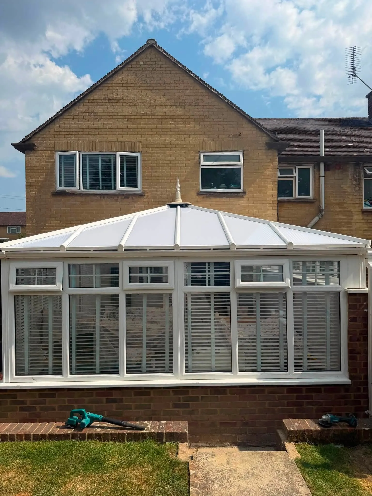 White uPVC conservatory fitted to a home in Sussex